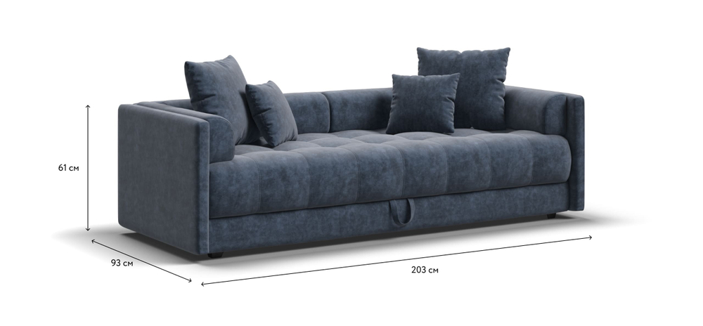 Тахта Босс Велюр Роял топаз