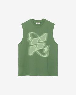 Безрукавка "S" зеленая