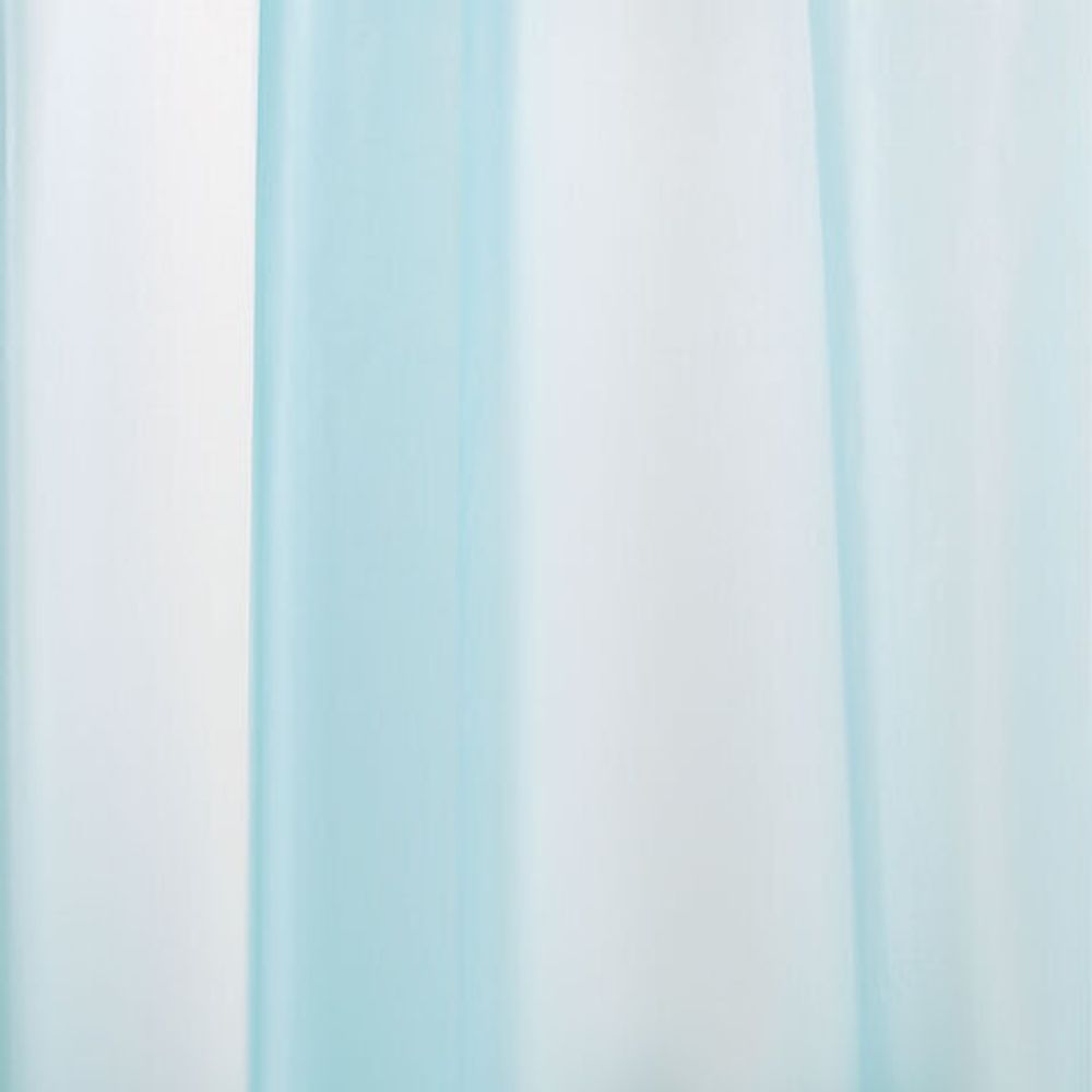 Шторка для ванной PEVA, 180х200 см, кольца в комплекте, 3 цвета ассорти (белый, голубой, коричневый), PRIMILA (ПРИМИЛА), 700073