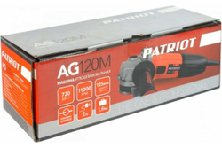 Углошлифовальная машина PATRIOT AG 120M 110301206