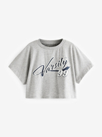 Футболка для девочки Next N90-225, 3 шт., Белый, Темно-синий, Серый