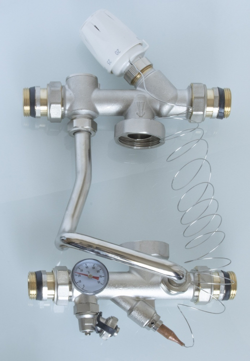 Насосно-смесительный узел для теплого пола ViEiR (5/1шт)