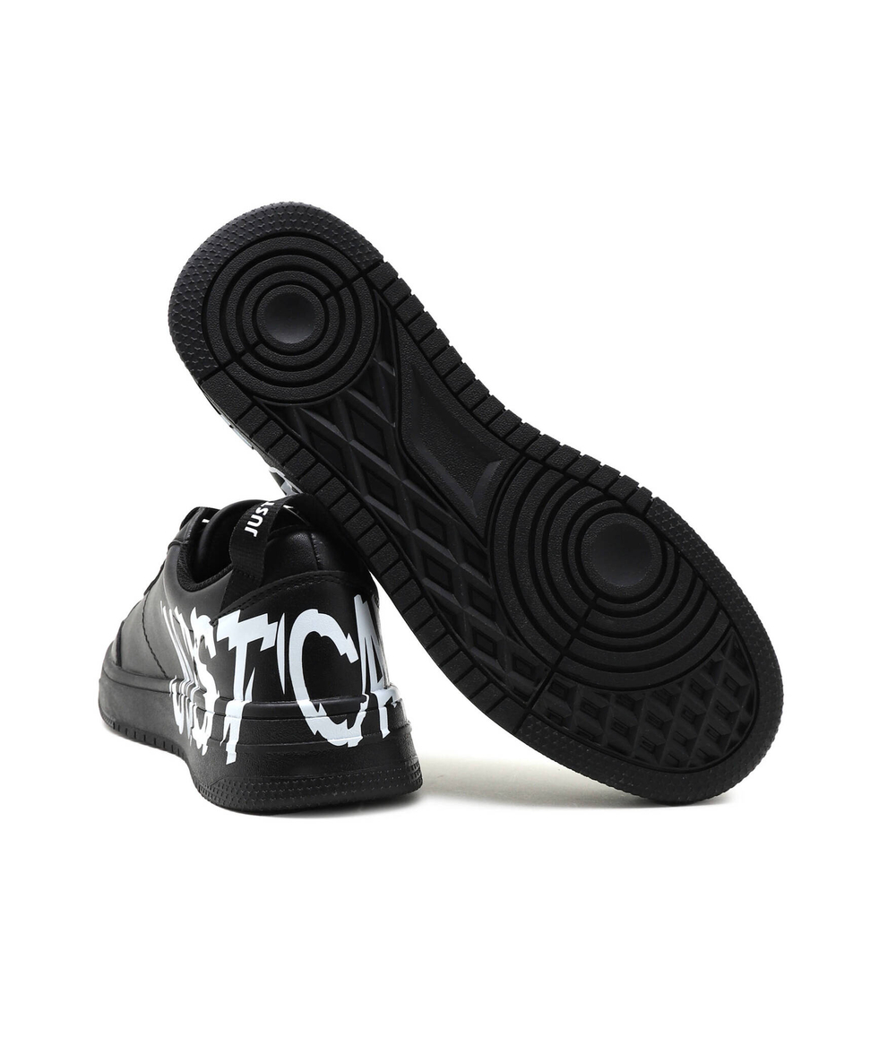 Кожаные кроссовки Just Cavalli - черный(76QA3SM5ZP397)