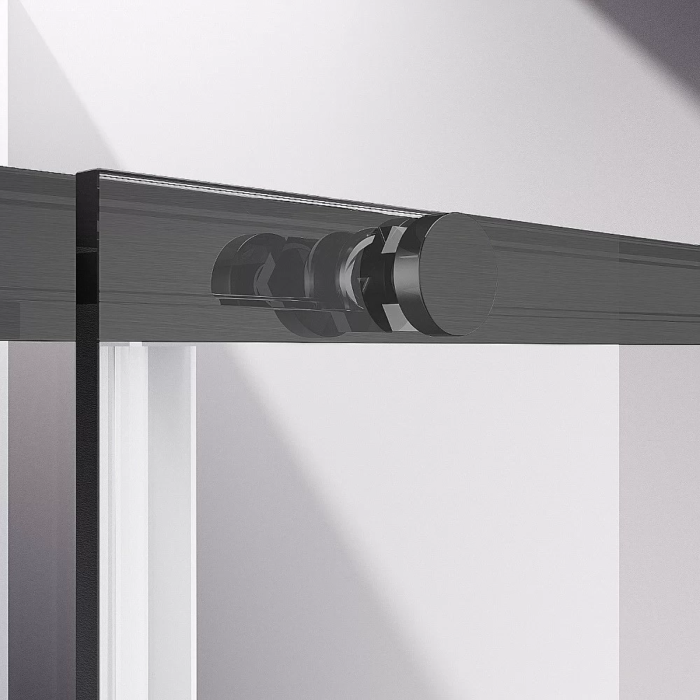 Душевой уголок Vincea Slim-N VSR-4SN8012CLGM 120x80 стекло прозрачное/профиль вороненая сталь