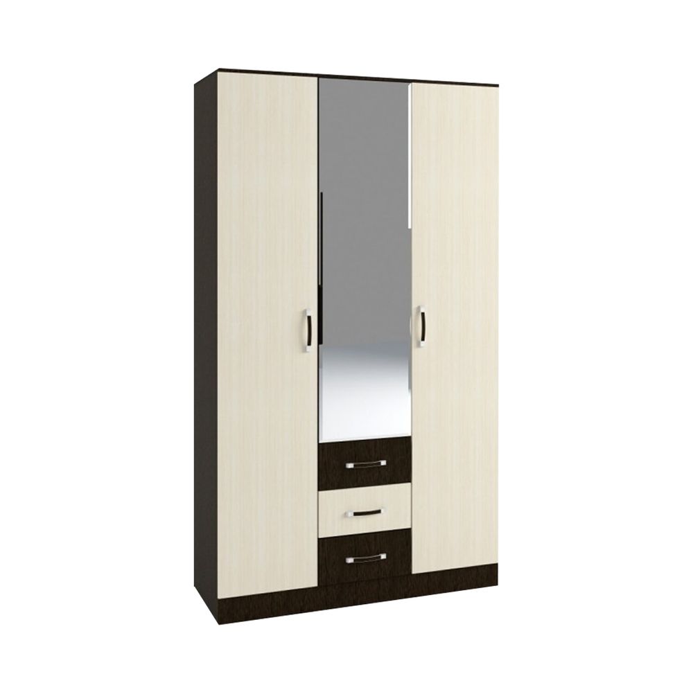 Шкаф трехстворчатый "Ронда" ШКР 1200.2 (венге\дуб молочный), ДСВ-Мебель, г. Пенза