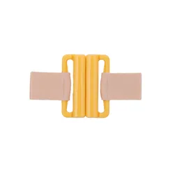 Застежка пластик 30 мм желтая (с уплотнителем)