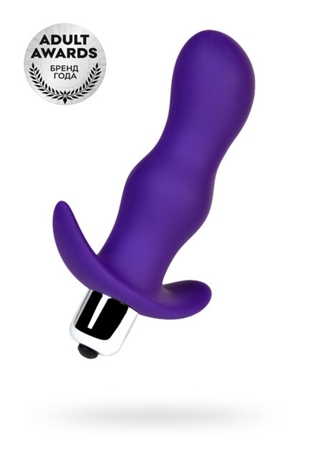 Анальная пробка с вибрацией A-Toys by TOYFA размера S (Цвет: фиолетовый)