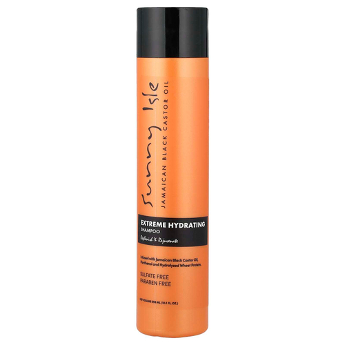 Sunny Isle, ямайское черное касторовое масло, экстремальное увлажнение, шампунь, 298 мл (10,1 жидк. унции)