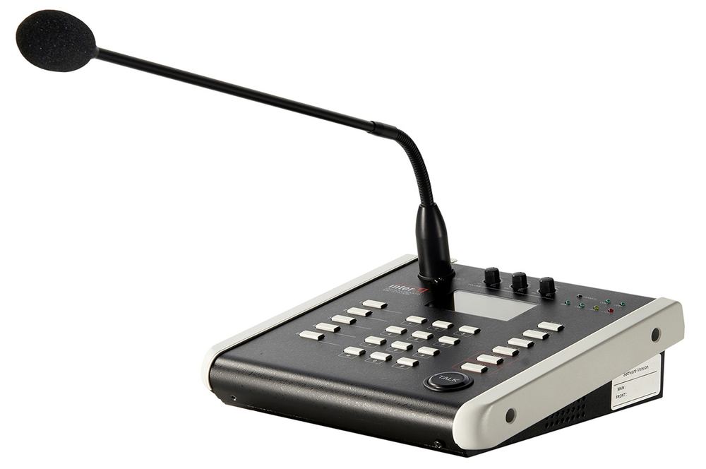 Панель микрофонная RM-6800 совместимая с контроллерами 6000-ой серии, NPX-8000 (Inter-M)