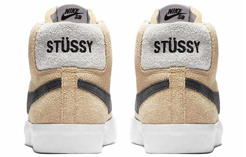 Кроссовки Stussy X Nike Blazer Midwest Gold