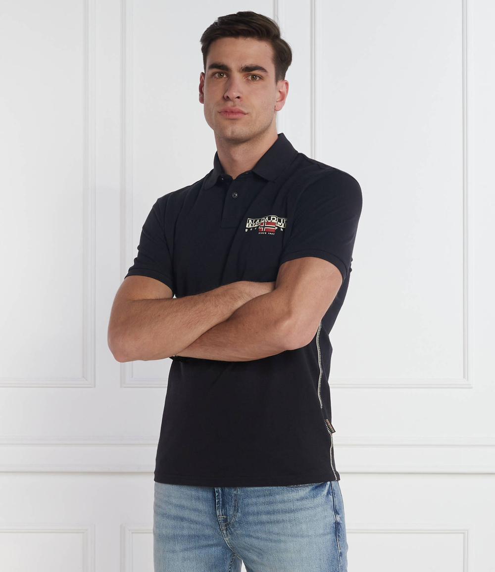 Поло E-AYLMER Napapijri - черный(NP0A4HTN)