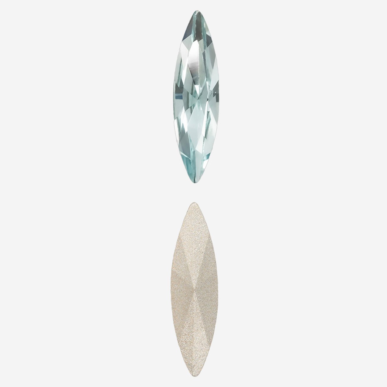 Кристалл Маркиз (Marquise Fancy Stone), оттенок "Аквамарин"/"Aquamarine", 15*4мм