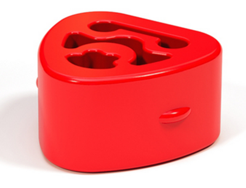 Подушка глушителя Mercedes-Benz (треугольник) красный