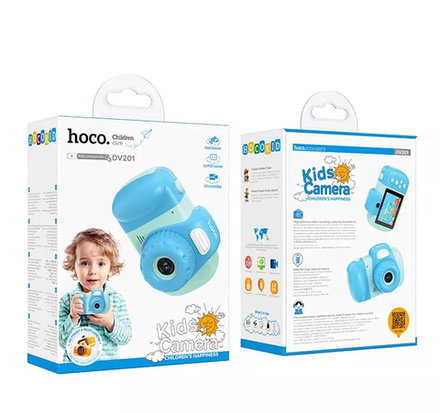 Детская фото-видео камера HOCO DV201 (голубой)