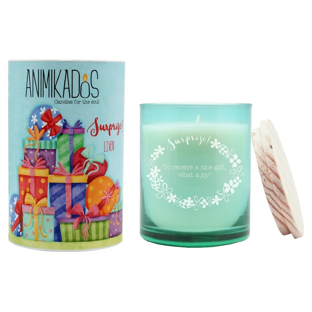 Свеча ароматическая animikados, surprise, 40 ч
