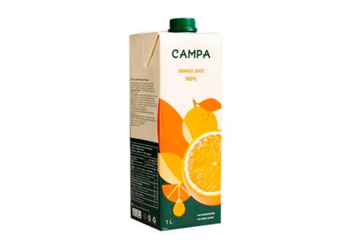 Сок КАМПА апельсиновый, 1л