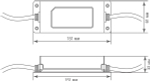 Блок питания для Sling System,  100Вт, DC48В, 2А,  IP65,  152x57x28 мм