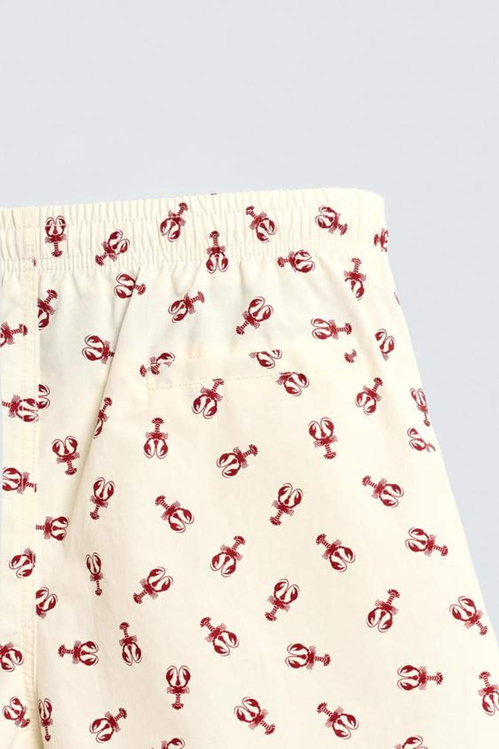 ZARA ПЛАВКИ С РИСУНКОМ «ЛАНГУСТЫ», ЭКРЮ