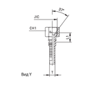 Фитинг DN 25 JIC (Г) 1.5/16 Interlock