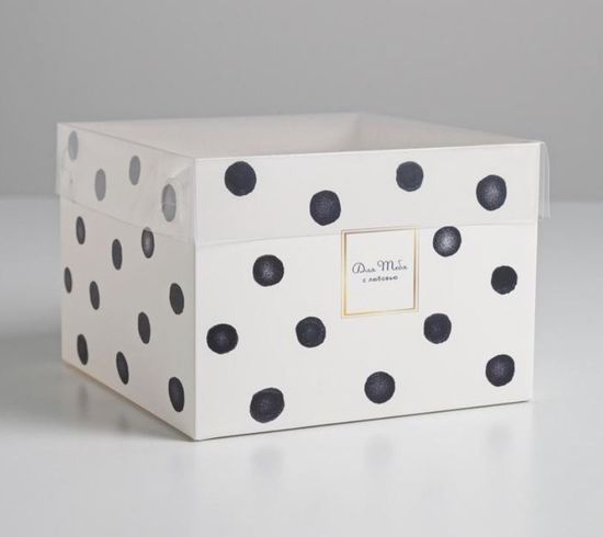 Коробка для цветов «Для тебя с любовью», 17 × 12 × 17 см