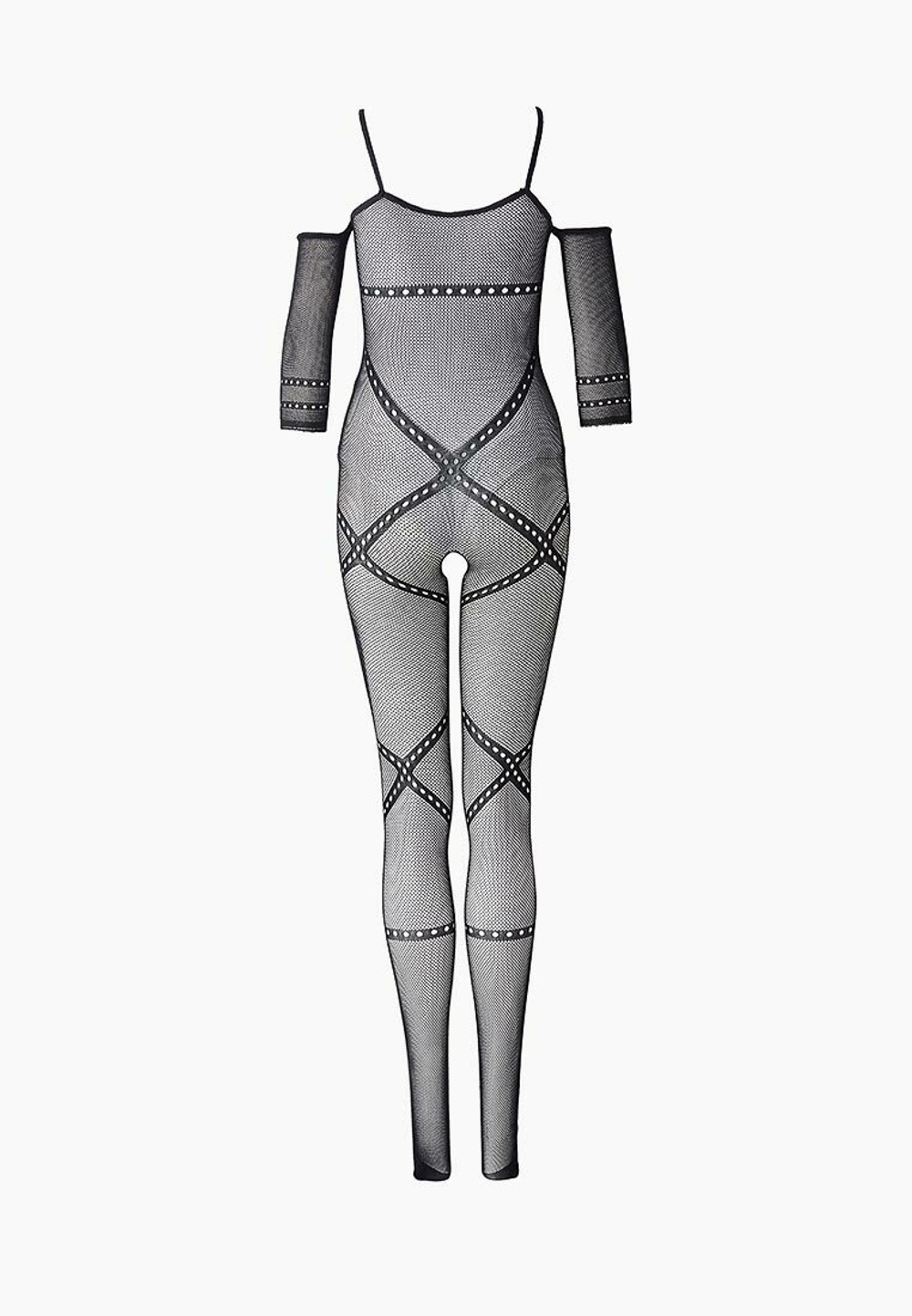 Боди-комбинезон с длинным рукавом Le Frivole черный S/L