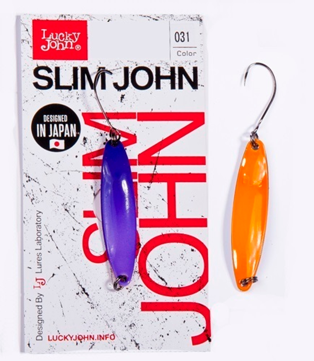Блесна LUCKY JOHN Slim John 2,5 г, цвет 031, арт. LJSJ25-031