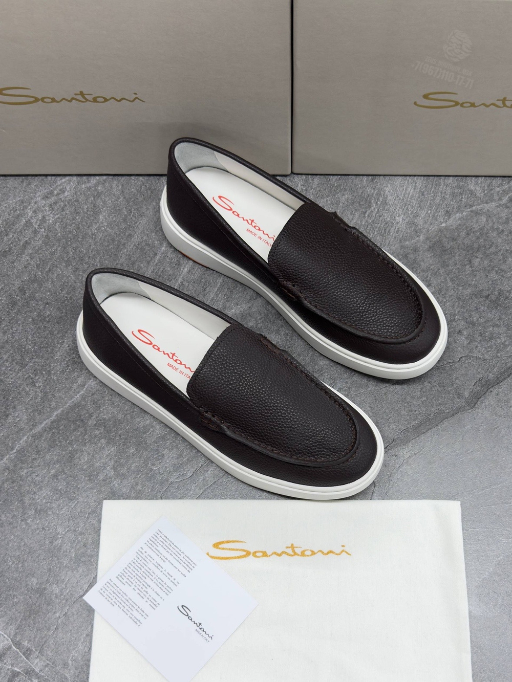 Лоферы Santoni