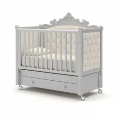 Детская кроватка с продольным маятником Гандылян Лиона Белая ночь