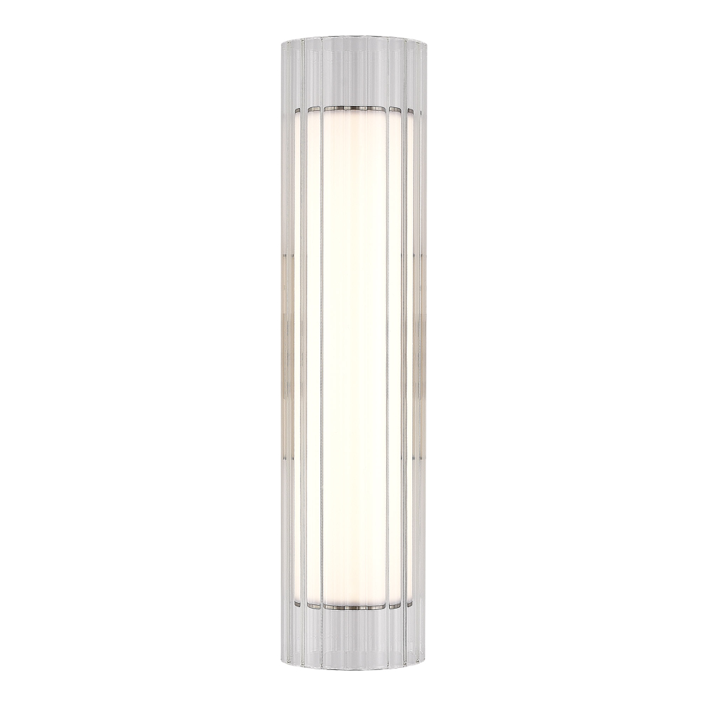 Светильник настенный, Никель/Белый-прозрачный, ENFYS, LED 7W, 3000K/4000K/6000K