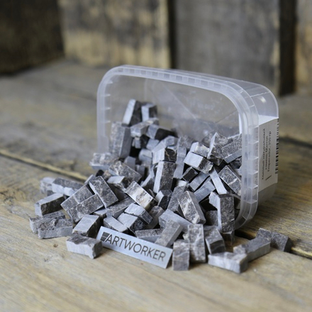 Колотый натуральный камень Marron Emperador, 350 гр