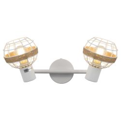 Светильник настенно-потолочный спот Rivoli Anselma 7034-702 2 x E14 40 Вт поворотный | Rivoli