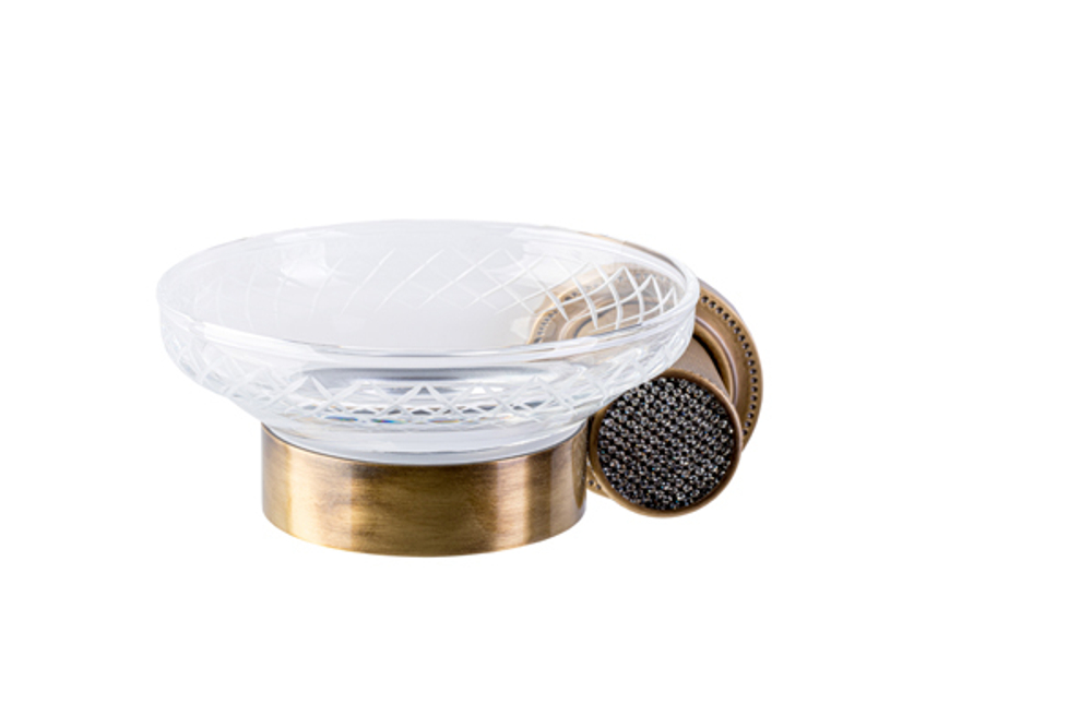 Boheme Мыльница настенная ROYALE CRISTAL BALCK BR