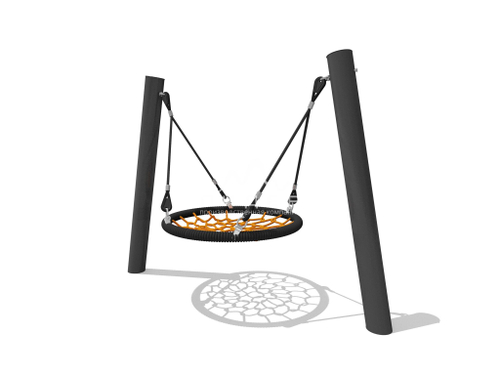 Качели металлические с подвесом “Гнездо” 040301