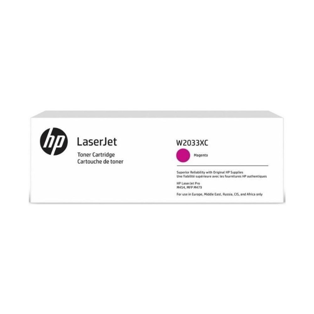 Контрактный картридж HP W2033XC (415X) для LJ Enterprise M455/M480, Pro M454/M479 пурпурный (6k)