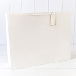 Пакет подарочный 50х40х15см Фигуры и узоры "Фактура" (Белый)