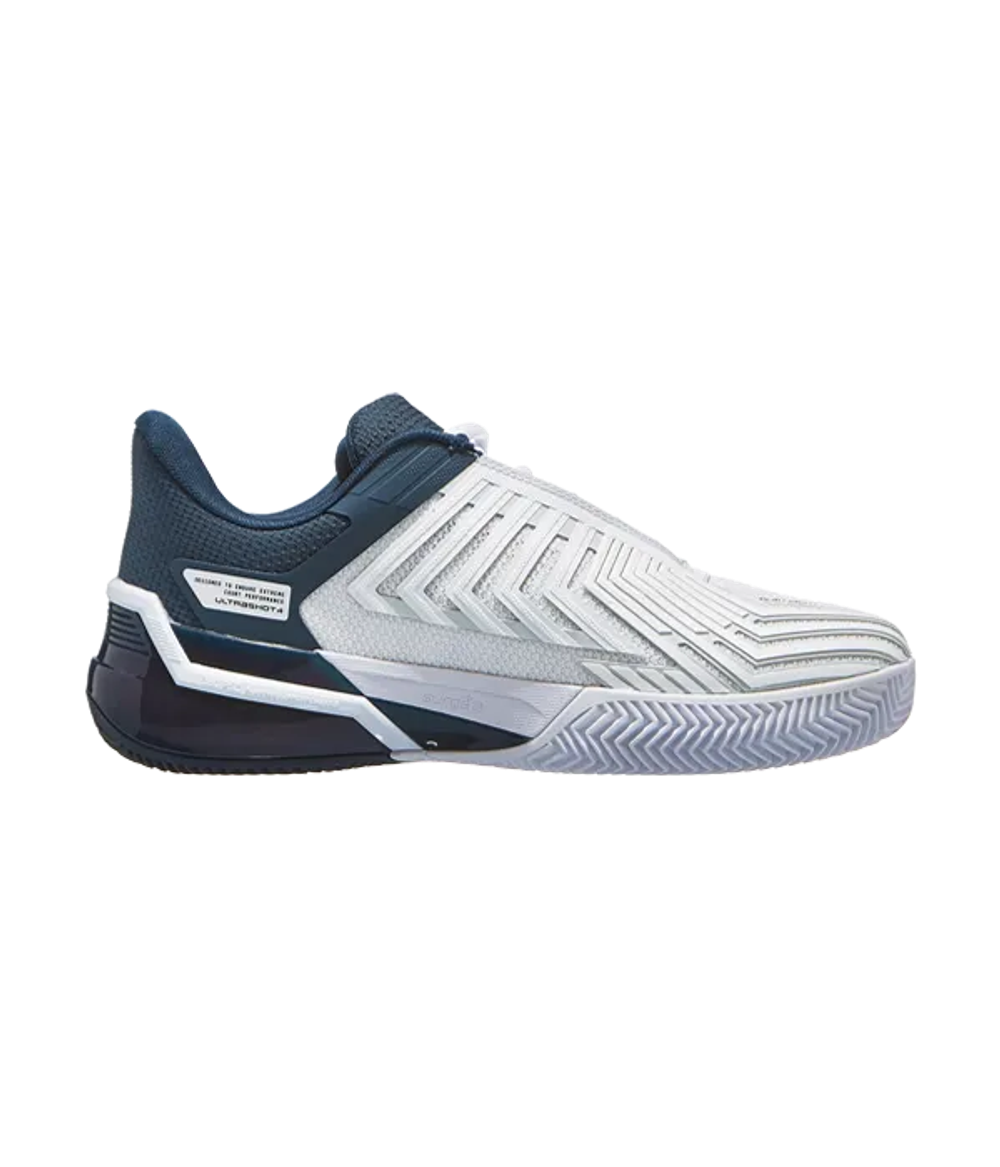 K-Swiss Ultrashot 4 Белый-Звездочет-Неоновый Блейз 2025 Кроссовки