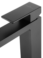 Смеситель для раковины высокий WONZON & WOGHAND CUBE, Черный матовый (WW-88239016-MB)