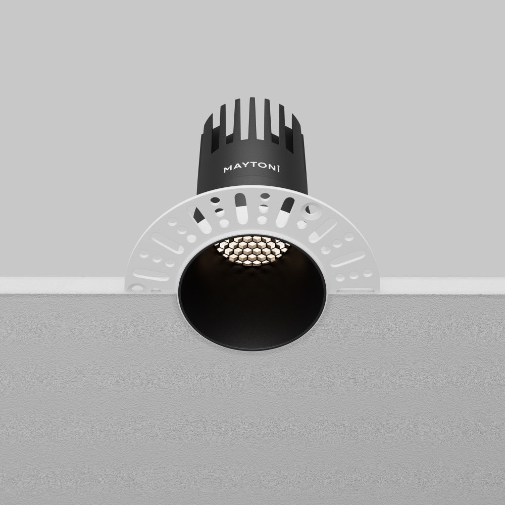 Светильник встраиваемый светодиодный Maytoni   DL120-10W-4K-TRS-B