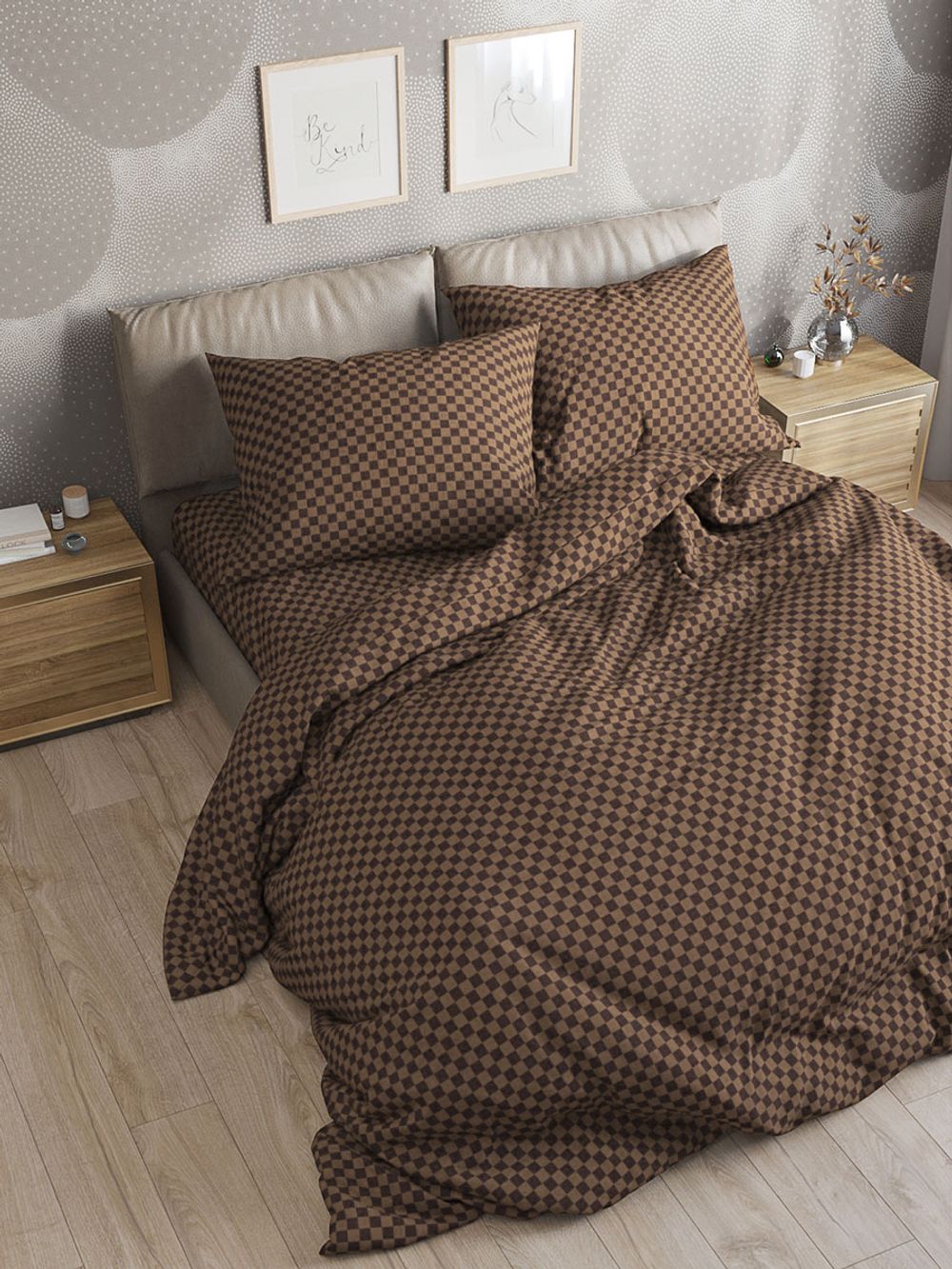 Простынь на резинке поплин Сказка "Roger" 120x200 см