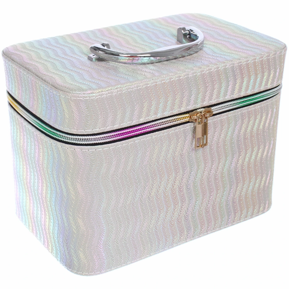 Шкатулка для украшений «ЛАНТАТИКА», цвет серебро, 15*23*17см