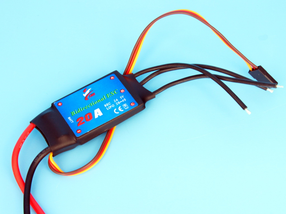 Регулятор скорости Bidirectional 20A 2-4s UBEC 2A 5V