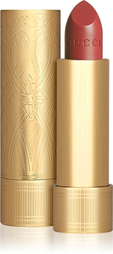 Gucci Gucci Beauty Rouge a Levres Satin Lipstick - Бархатная помада оттенок 202 Moira Sienna, 3 g