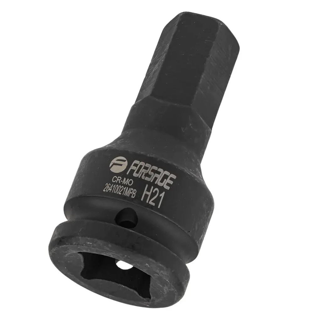 Головка-бита ударная 6-гранная 21мм, 3/4'' Forsage F-26410021MPB