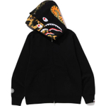 A Bathing Ape Bathing Ape Sweatshirts Cardigan Cotton Drop Shoulder Sleeve Moderate No Fleece Lined Zip Closure 0zxswmx07151p