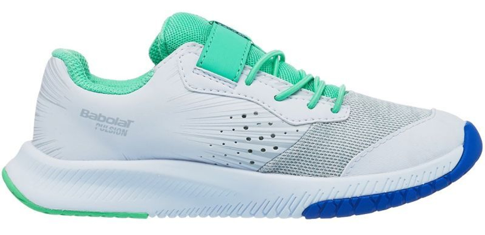 детские Кроссовки теннисные Babolat Pulsion All Court Kid - white/biscary green
