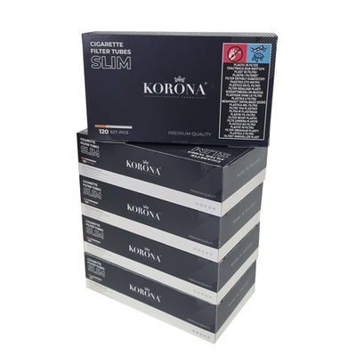 Гильзы для сигарет "Korona" Slim 5х120шт (Комплект)