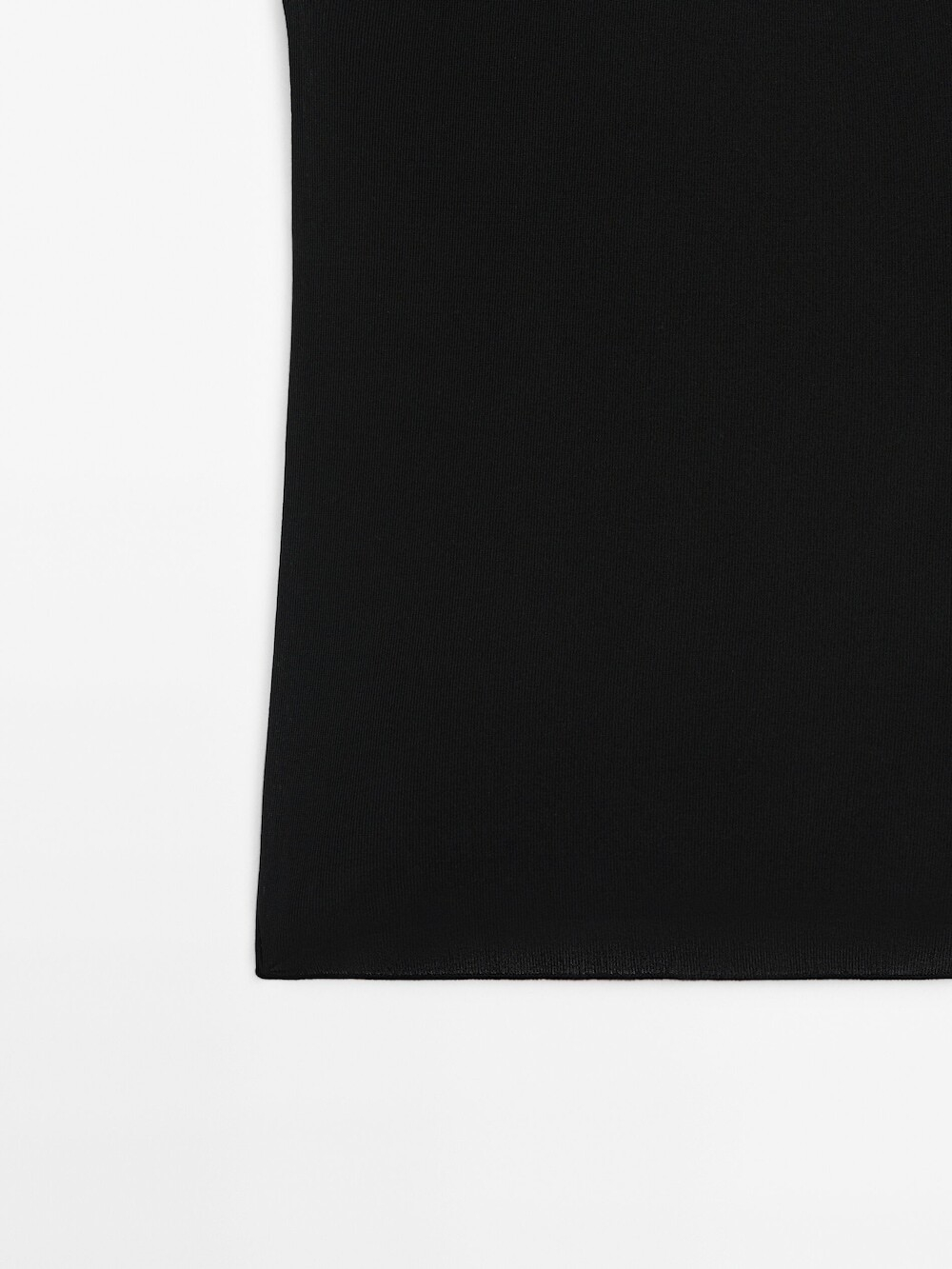 Massimo Dutti Топ из 100% шелка на бретелях, черный