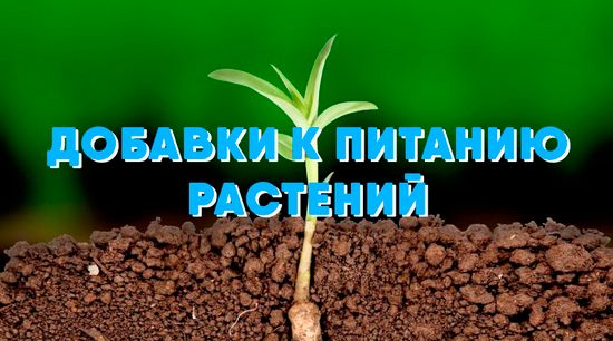 Добавки к питанию растений