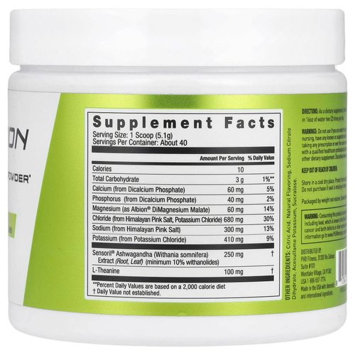 JYM Supplement Science, Hydration, электролит в порошке, лимон и лайм, 204 г (7,2 унции)