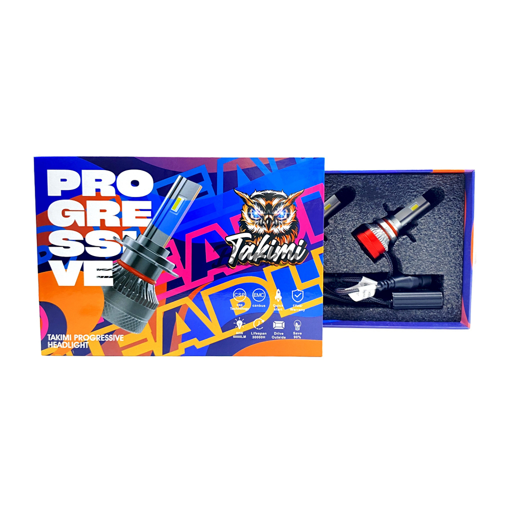 Светодиодные автомобильные LED лампы TaKiMi Progressive Truck HB4 (9006) 6000K 24V